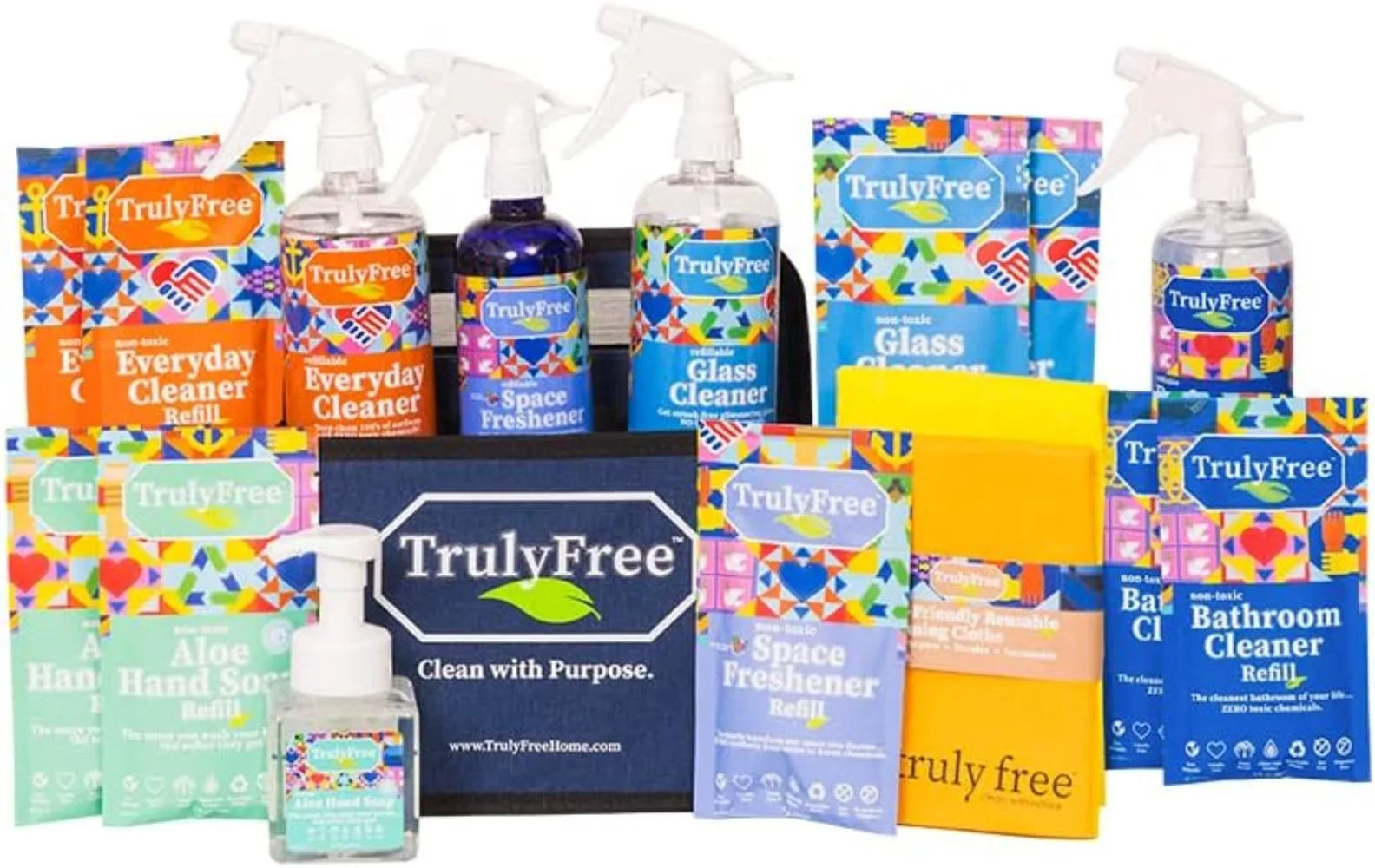 Bathroom Cleaning Bundle, Natural, No Chemical Cleaners For everything In Your Bathroom, Kitchen, and Home