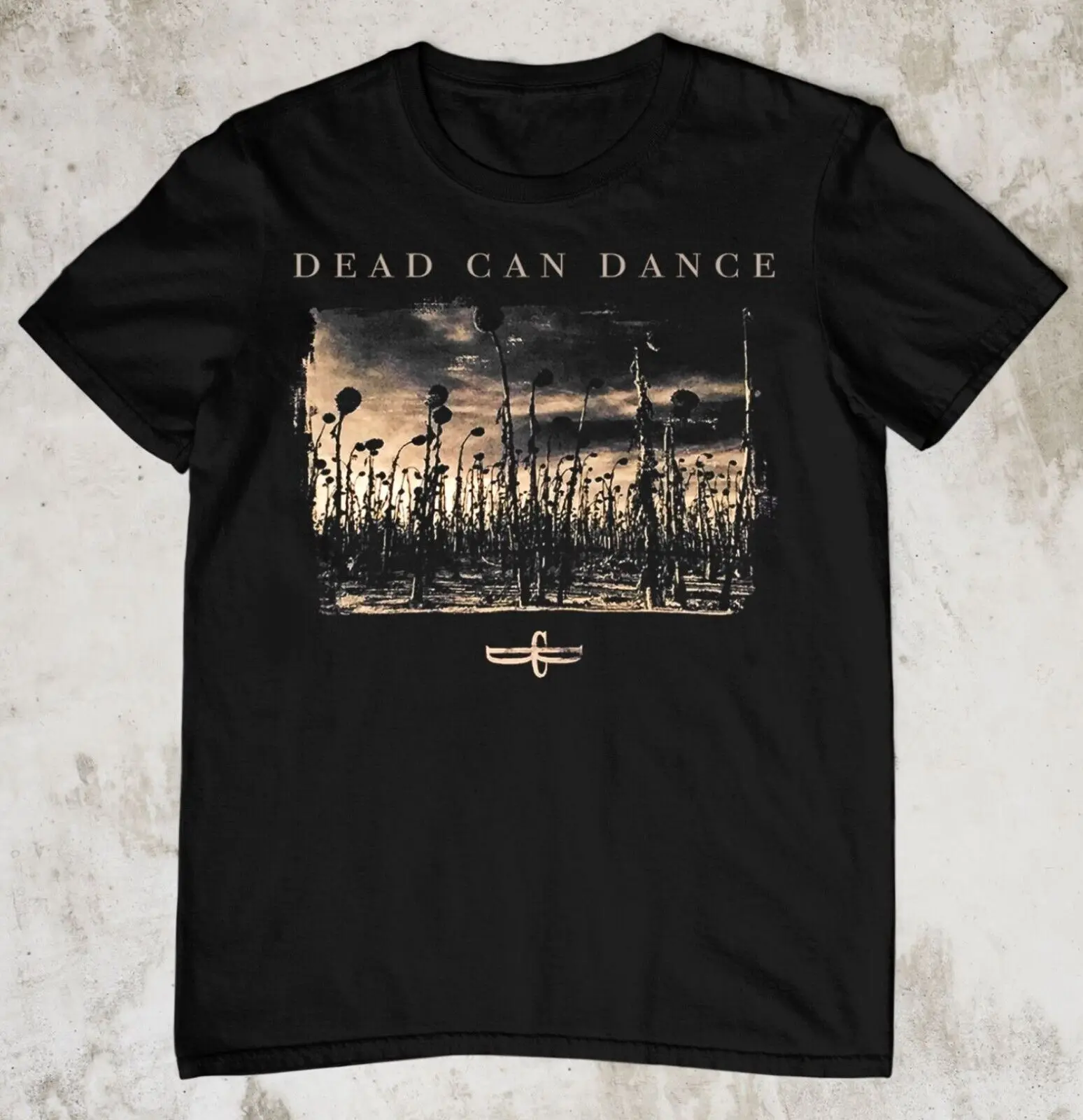 Camiseta de algodón para hombre y mujer, prenda de vestir Unisex, de color negro, con estampado de Dead Can Dance, S-2345XL