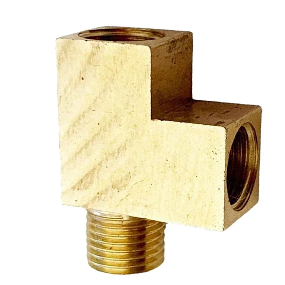 Brass T-Distributor M10x1 Angle Adapter For Oil Pressure Sensor Connection T-distributor Angle Adapter Car Accessories