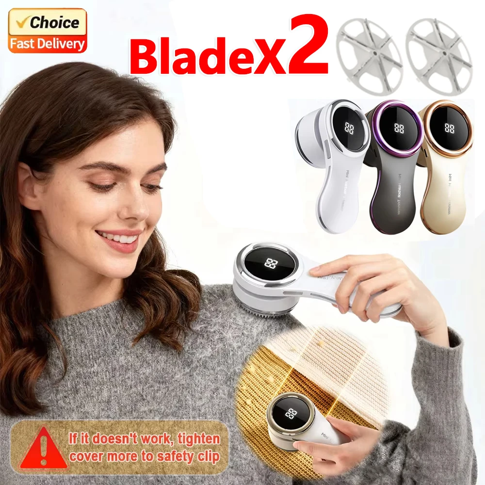 

Электрический прибор для удаления катышков с ткани, с ЖК-дисплеем, USB-зарядкой, портативный, для одежды, удаления ворса, бытовой инструмент для устранения шерсти и комков