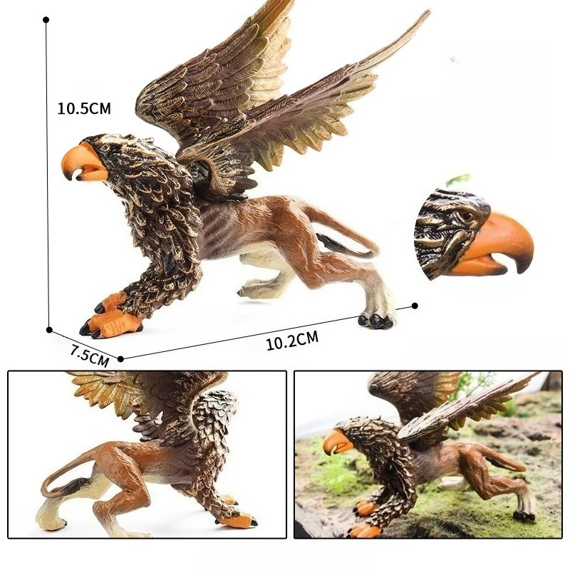 Modelos de dinosaurios sólidos, demonios de hielo, monstruos de pulpo, magma golems y otras figuras mágicas de bestia mítica y dragón