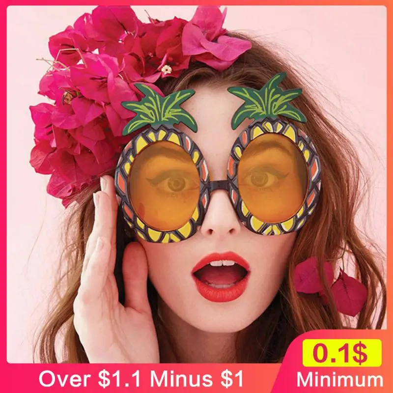 Pc Pineapple Shaped Polarized Summer Party Supplies Oculos De Sol Uv400 Funny Sunglasses Average Size Plastic Props Glasses