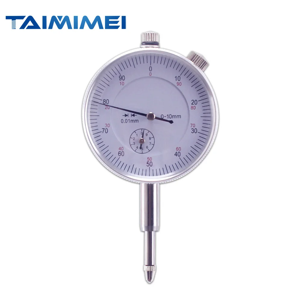 TAIMIMEI 10/0.01mm Micrometer Measurement Instrument Round Dial Indicator Gauge Vertical Contact Digital Mikrometer