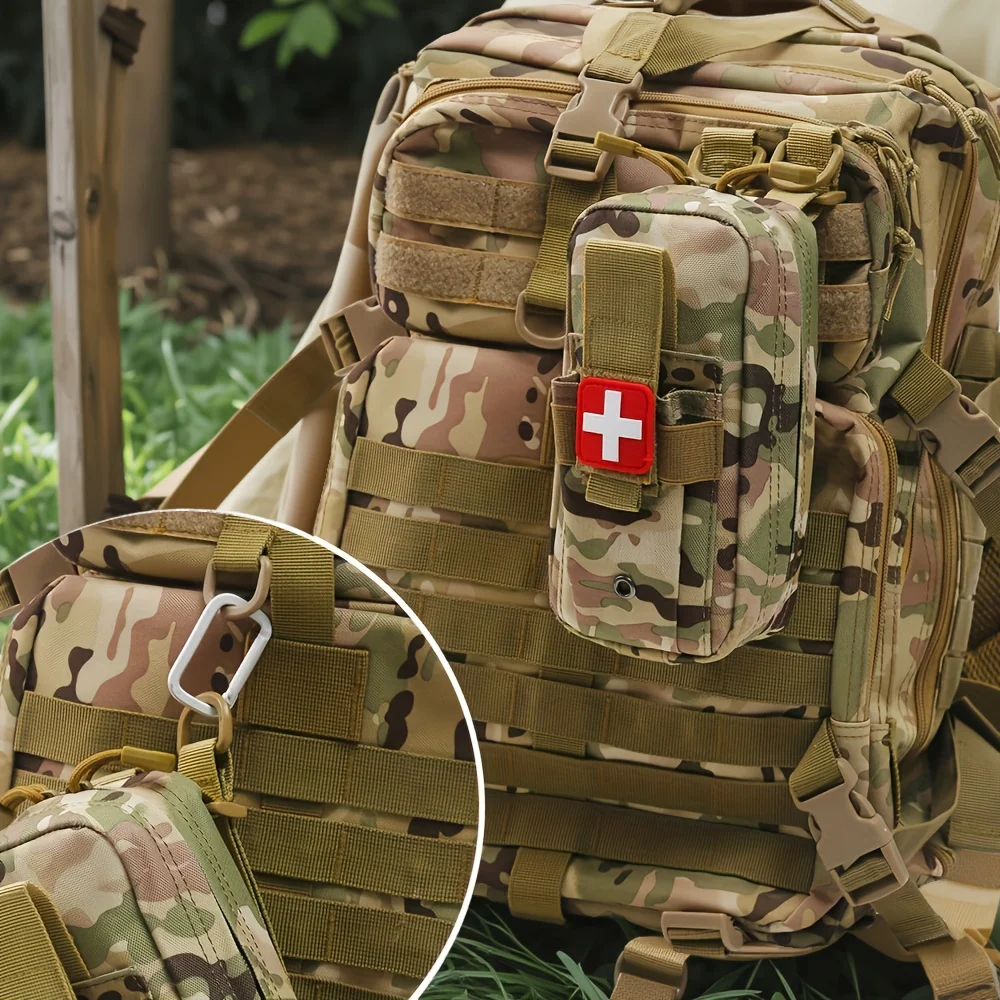 Tactical First Aid Kit Tourniquet Medical Rescue Molle Pouch Survival Gear for Camping Hiking Emergency Preparedness view 5