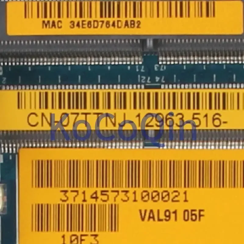 Placa-mãe para computador portátil dell latitude e6440, hd8690m, CN-07TTNJ, placa principal, notebook