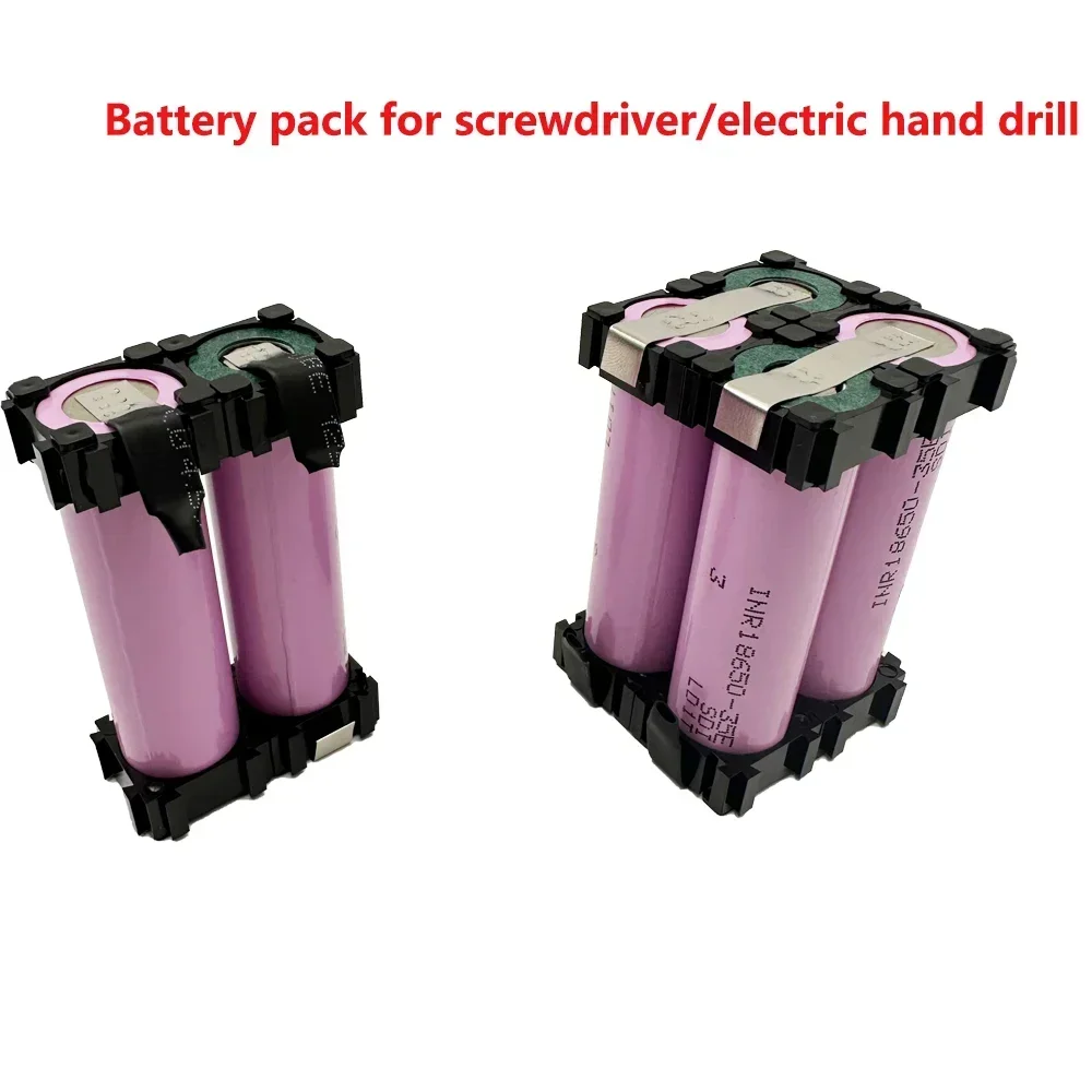 2S1P 3S2P 4S1P~5S2P 6S2P 18650-35E battery pack custom 18650-35E battery welding 3500mAh / 7000mah battery pack 7.4V to 25.2v