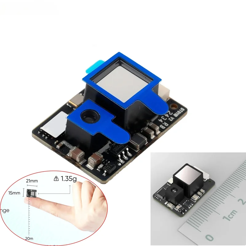 TFS20-L UART IIC I2C 20 Meters Miniature Micro Point Lidar Sensor Module- Distance Measurement Suitable For Drone Applications-A