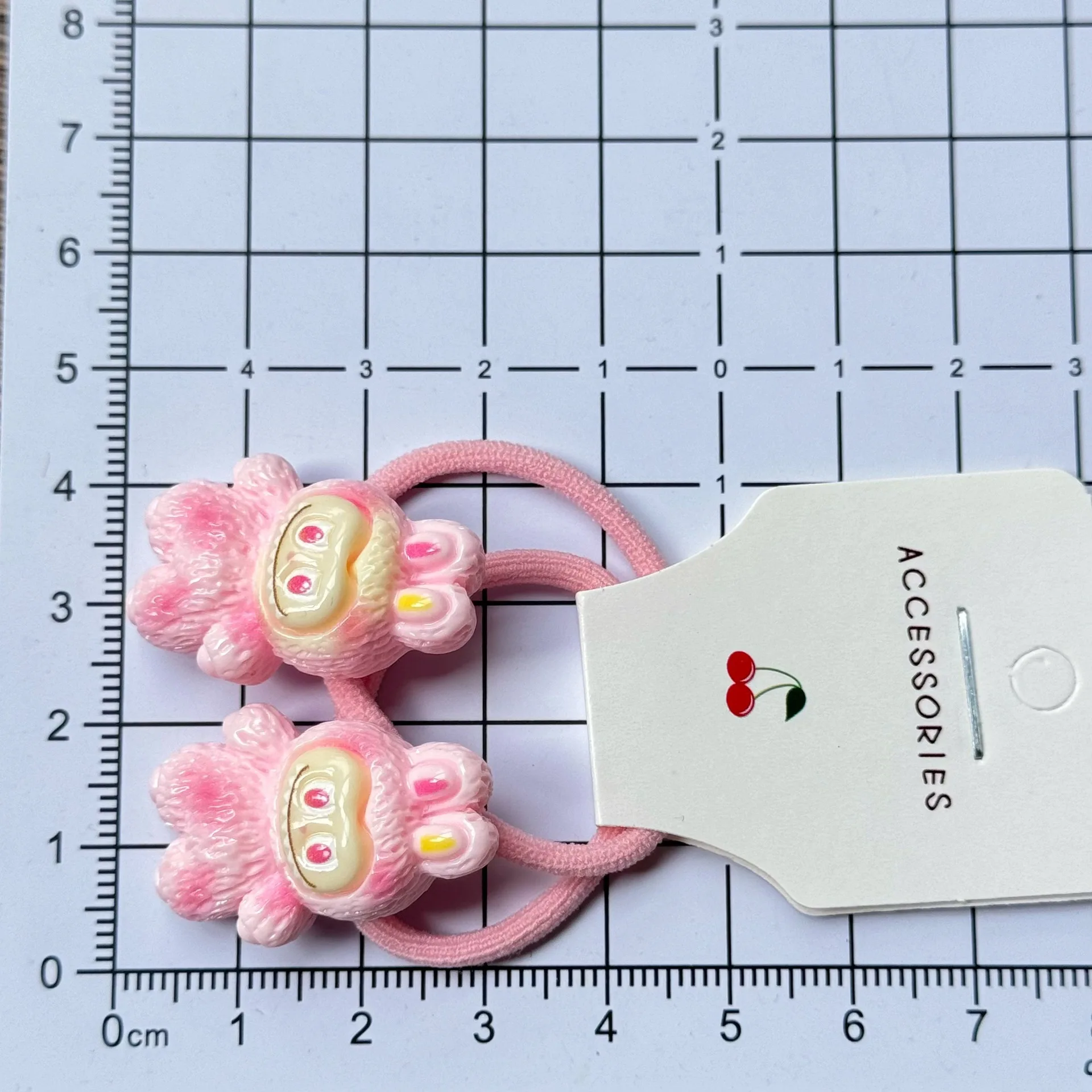 

6 Pairs/6PCS Kawaii Rabub High-elastic Animation Hair Band, Hair Rope, Rubber Band, Girls Hair Accessories, Children's Gifts