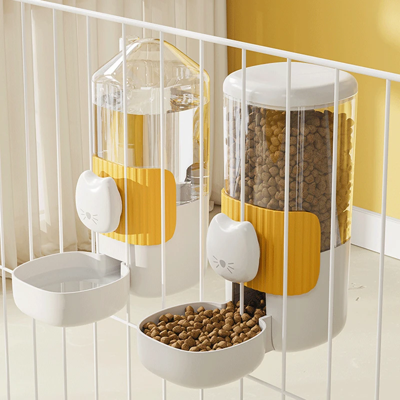 Hanging Cat Feeder Automatic Pet Water Dispenser Pet Hanging Bowl for Puppies Cats Small Animal Pet Feeder Drinking Supplies