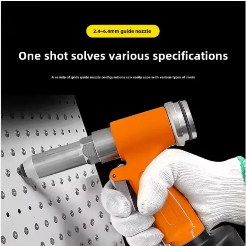Automatisch klinkgereedschap Hoog rendement automatisch roestvrijstalen pneumatisch klinknagelpistool
