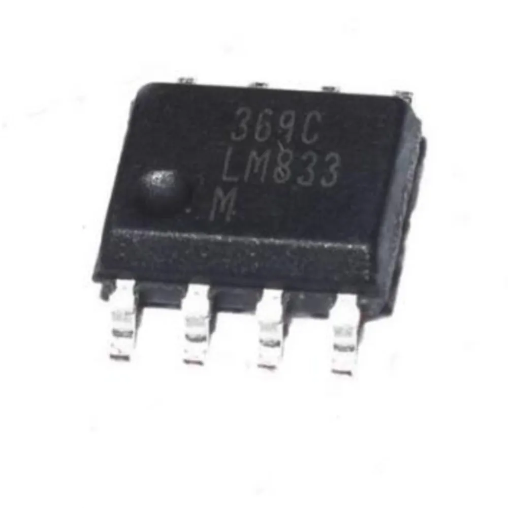 LM833 M    LM833MX    LM833   SOP8    High quality products    (Product quantity: 50 pieces)