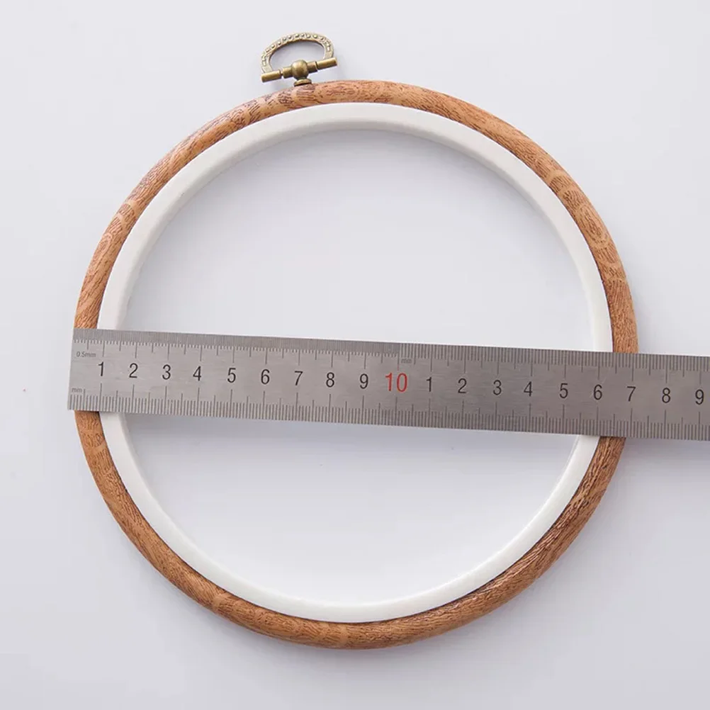 

Embroidery Hoop Plastic Rubber Round Frame Craft Tool Circle Rack Cross Stitch DIY Ring Quality Sewing Quilting Decorations Wall
