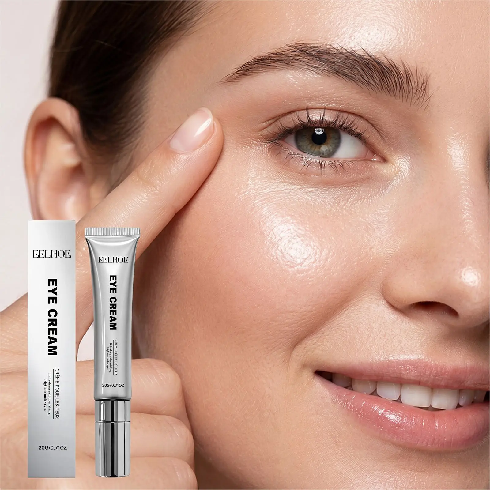 

Centella Asiatica Eye Cream Refreshing and Nourishing Brightens Under Eyes Anti Dark Circles Eye Bag Firming Skin Care for Eyes