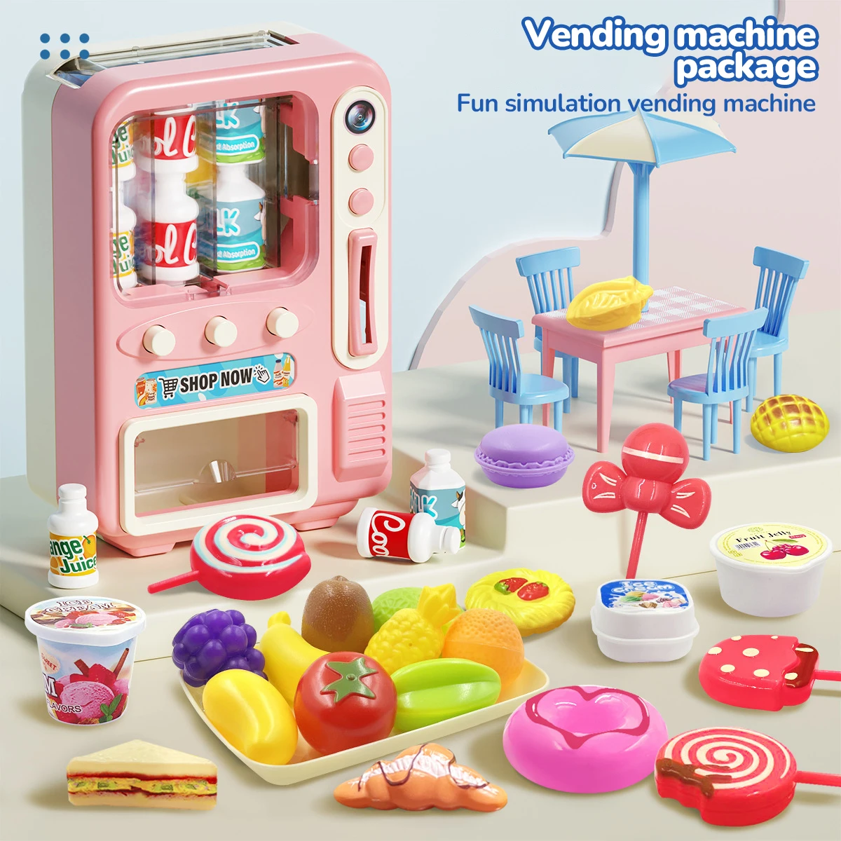 Distributeur automatique simulé, petit réfrigérateur, appareils ménagers, meubles de cuisine, jouet de jeu de simulation, accessoires pour la maison, cadeau pour enfant