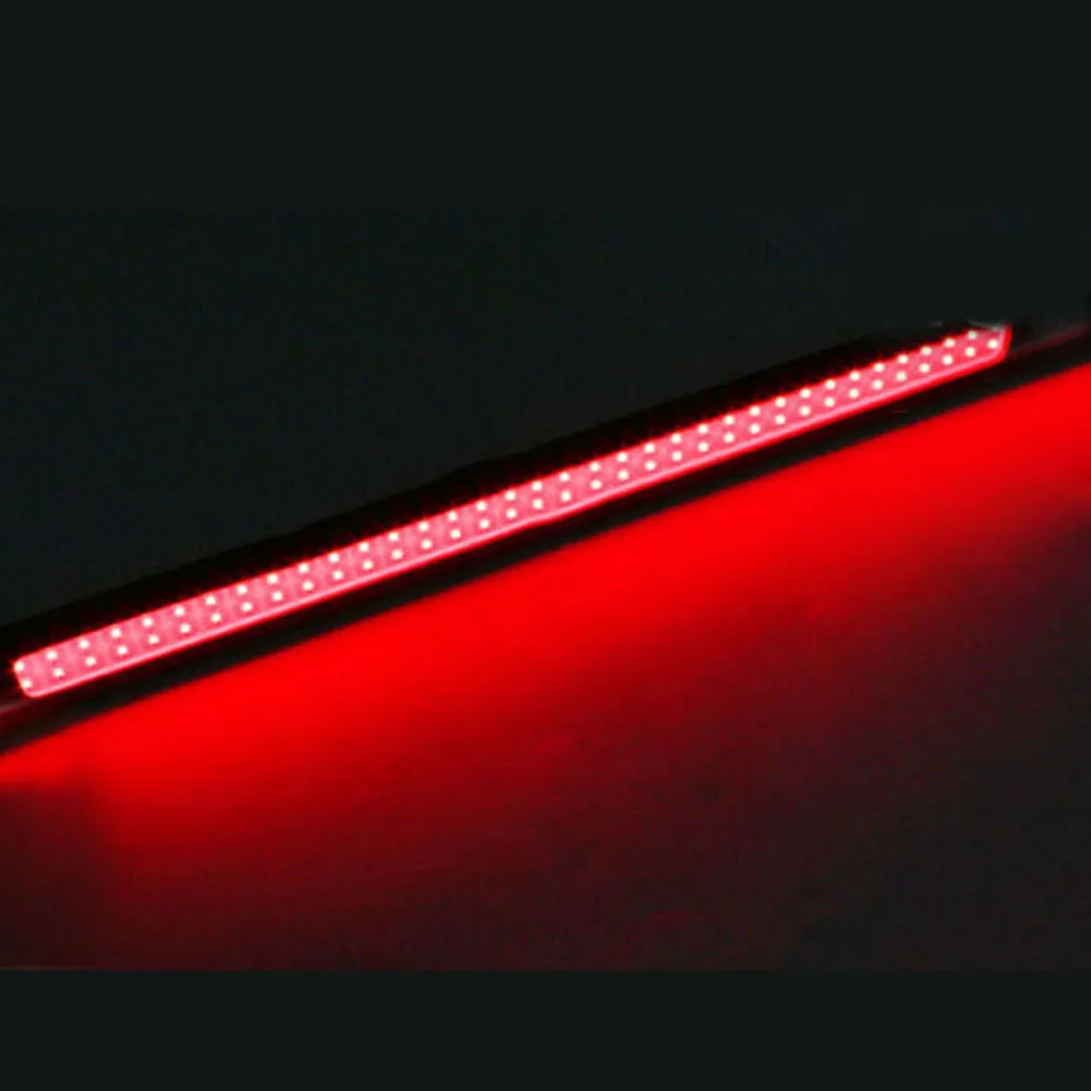 Set Car LED Lights Driving Fog Lamp Luminous Parts RED Replacement Strip Waterproof 12V 2Pcs Accessories New Useful