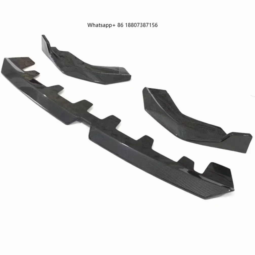 

For 3 Series G20 G28 2023 Dry Carbon Fiber MP Front Bumper Lip Diffuser Spoiler Bolt-On Universal Fitment