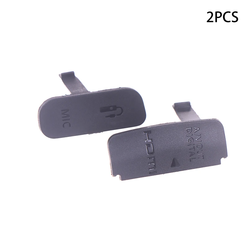 2PCS NEW USB Rubber Lid Door HDMI-compatible MIC Cap Interface Cover For EOS 600D T3i Digital Camera Repair Part