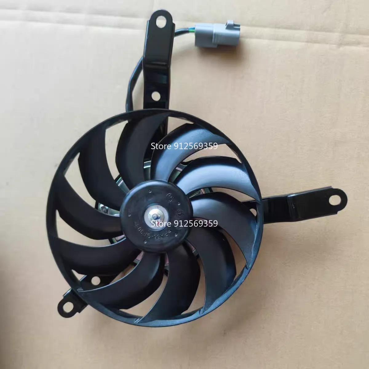 For CFMOTO 675NK CF675NK motorcycle engine water-cooled radiator, cooling fan, coolant reservoir, water tank view 6