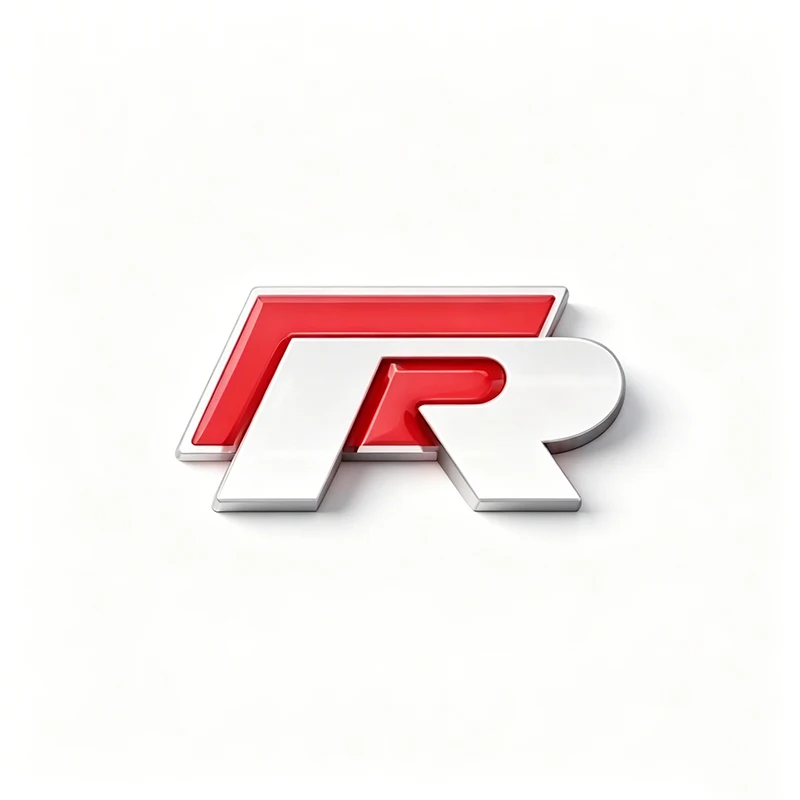 3D Metall R-Logo Aufkleber Auto Heckklappen-Emblem Aufkleber für VW Golf 5 6 7 MK7 MK6 Polo Jetta Scirocco Beetle Passat Tiguan