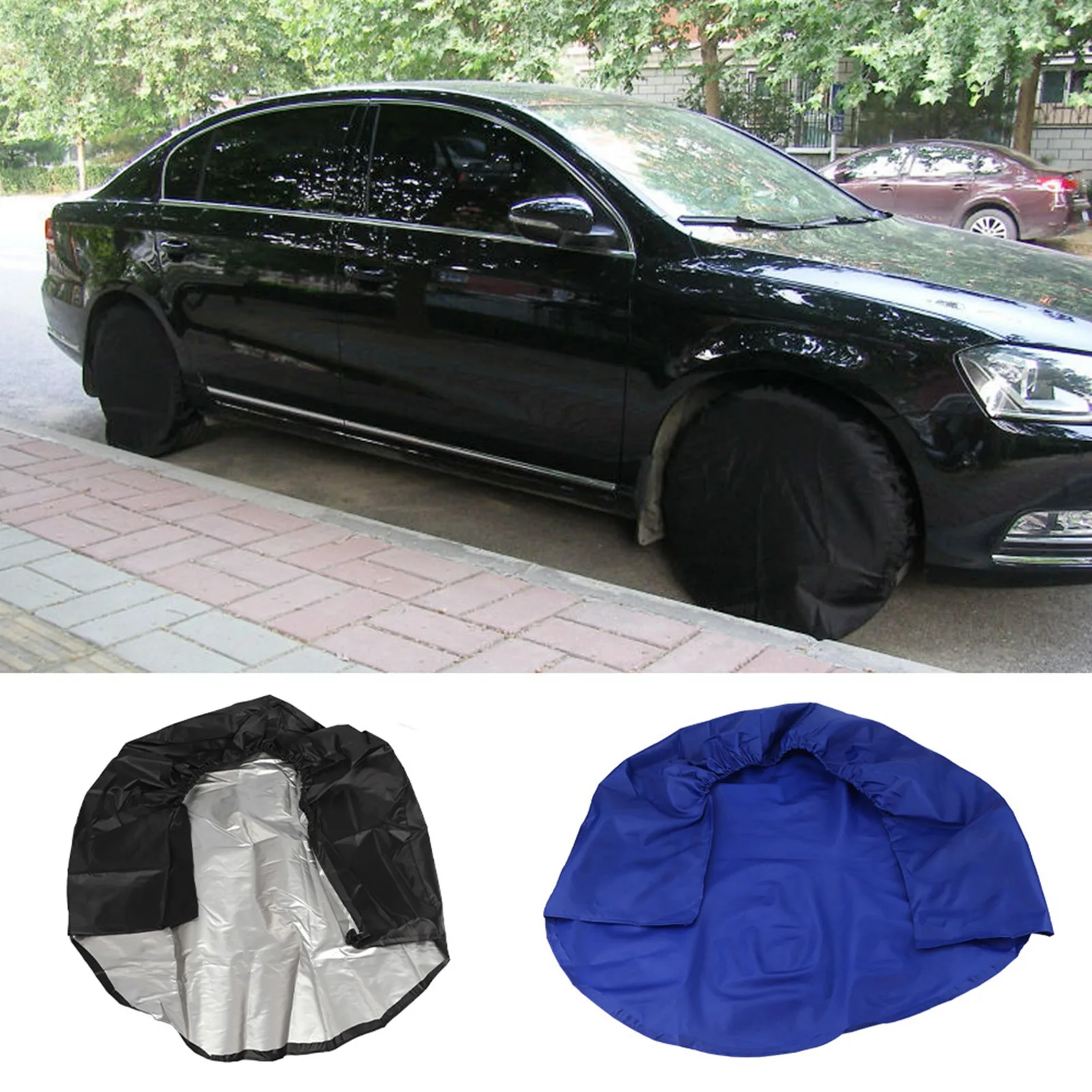 

32 Inch Wheel Tire Covers Car Wheel Protective Covers for RV Truck Car Trailer Tire Cover Wheel Cover RV Tire Covers