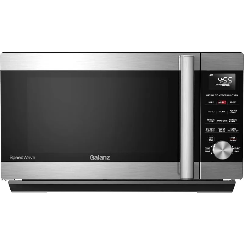 Forno de Fritadeira SpeedWave Microwave, Forno de Convecção, Cozinha Combo-Speed, 3 em 1, TotalFry 360, 1.6 Cu.Ft, 1000W