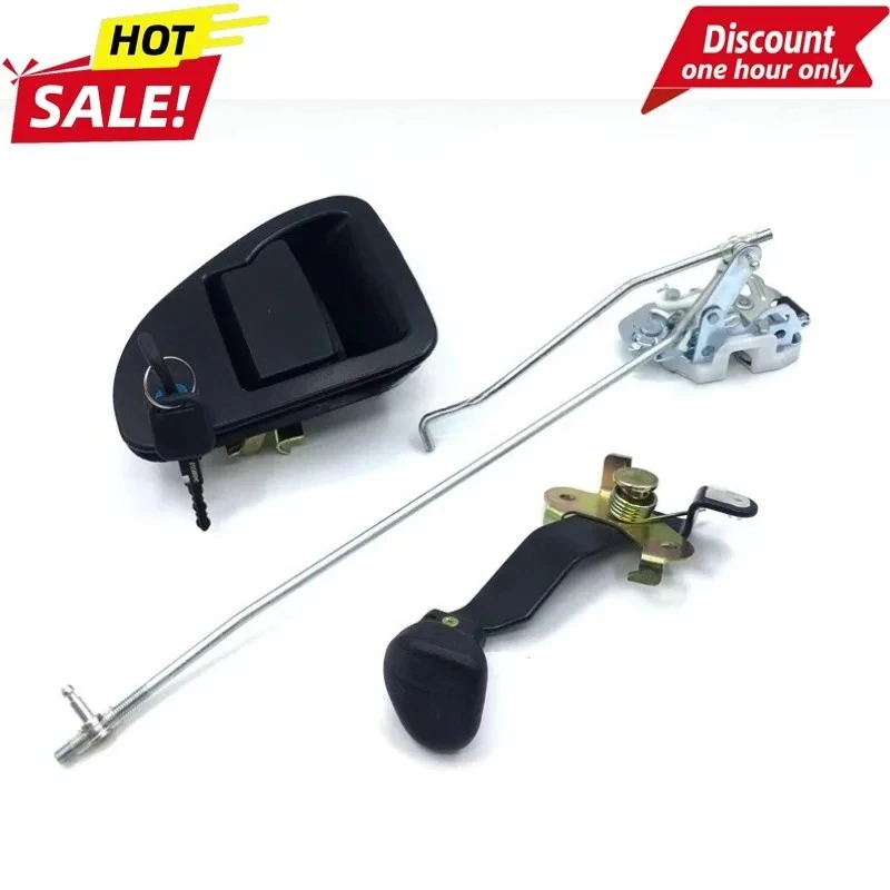 

Excavator for XCMG Rextek 160/210/220/260-8 Cab Door Lock Assembly Internal and External Handle Lock Block