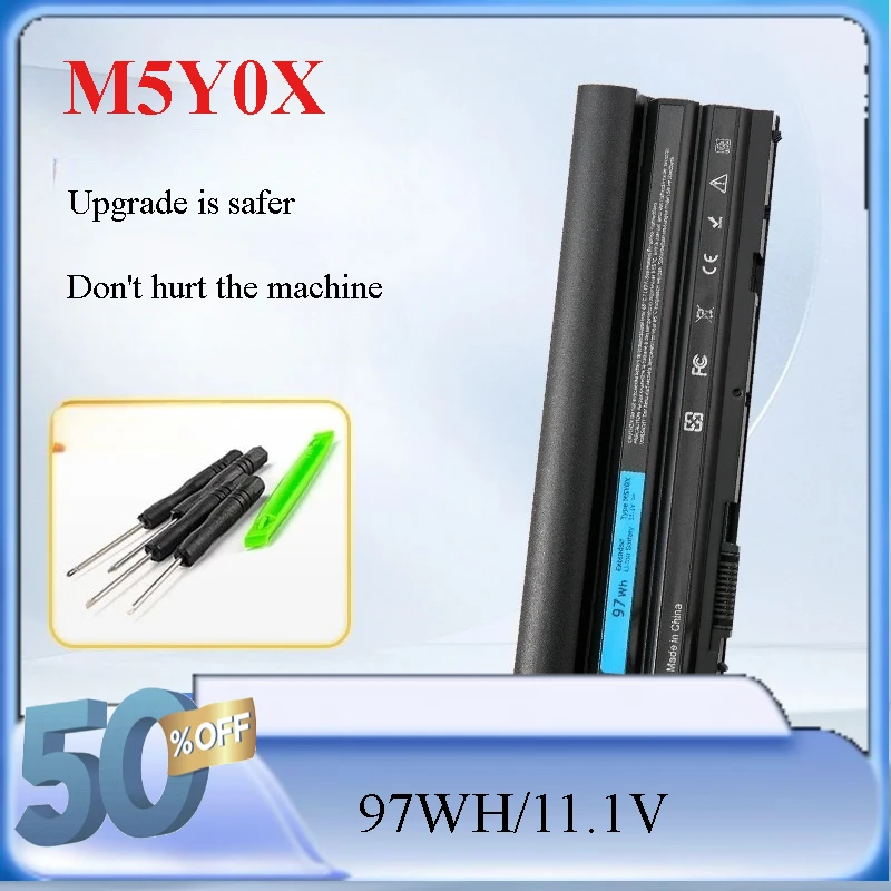 

97Wh M5Y0X Battery for Dell Latitude E5420 E5430 E5520 E5530 E6420 E6430 E6520 P9TJ0 R48V3 04NW9 UJ499 YKF0M X57F1 KJ321