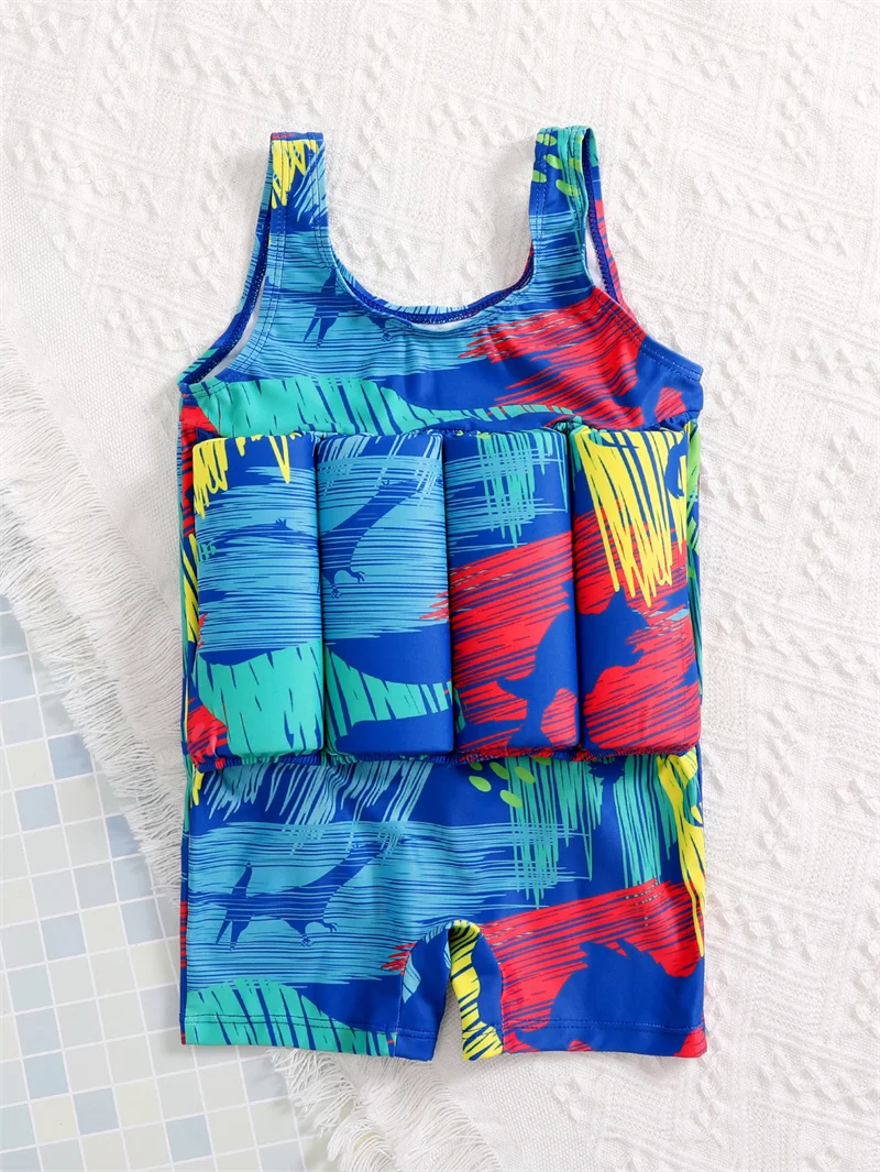 Baby Boys Buoyancy Swimsuit Kids Summer Pool Clothing 2026 New Children Vests Swimwear Infant Floating Rash Guards Beachwear