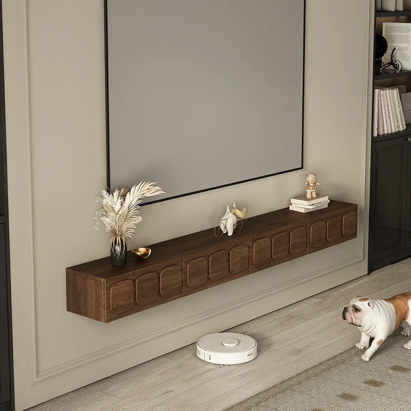 호두나무 중세풍 원목 빈티지 TV 캐비닛 초콜릿 프랑스 스타일 서프라이즈 스타일 거실