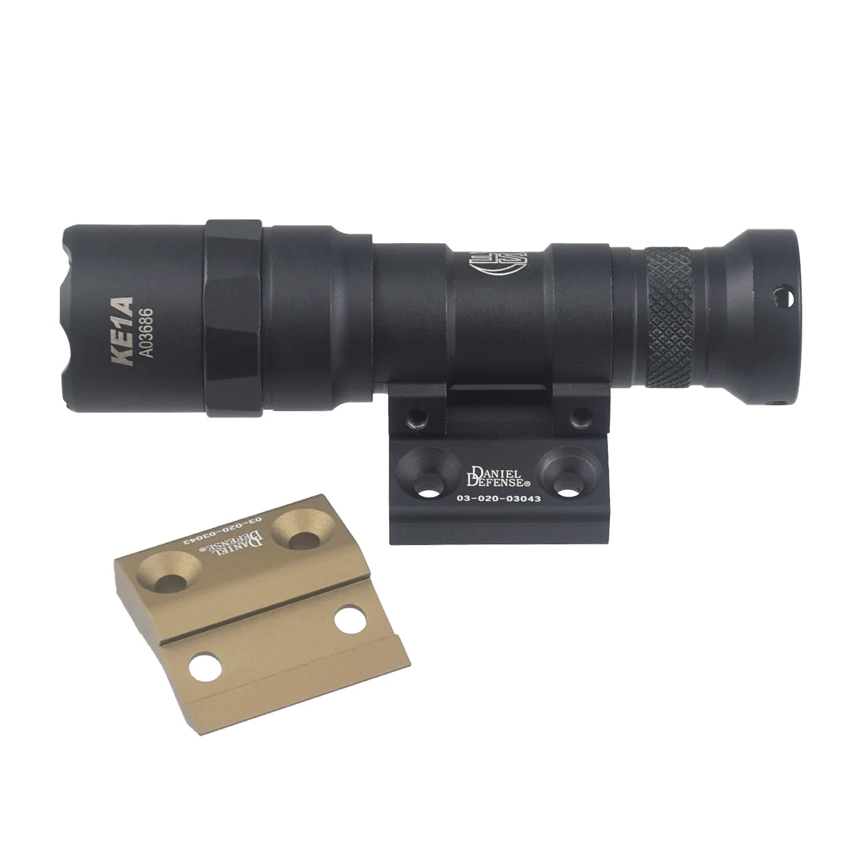 Taktische Scout Light Seitenhalterung DD 20MM Schiene für SUREFIRE M300 M600 Taschenlampe Offset-Halterung Jagdzubehör – Detail 3