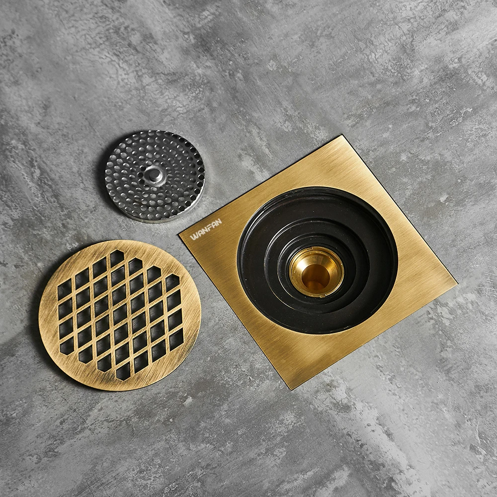 Shower Drain 1515cm Super Bigger Floor Drain Bathroom Drain Building Material Square Water Drain