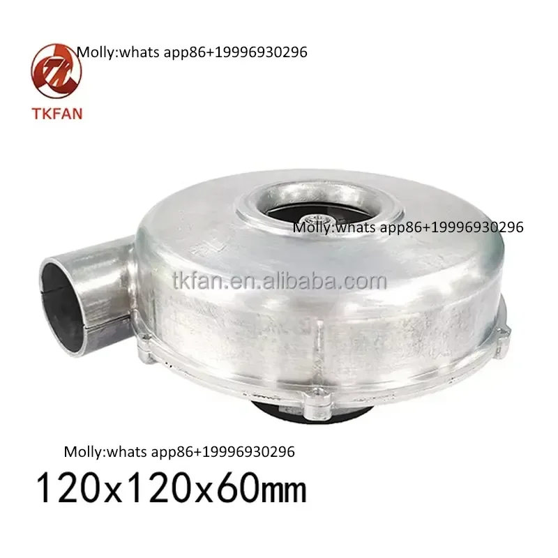 High Speed High Pressure 120x60mm Large Air Volume 68CFM Aluminum Blower