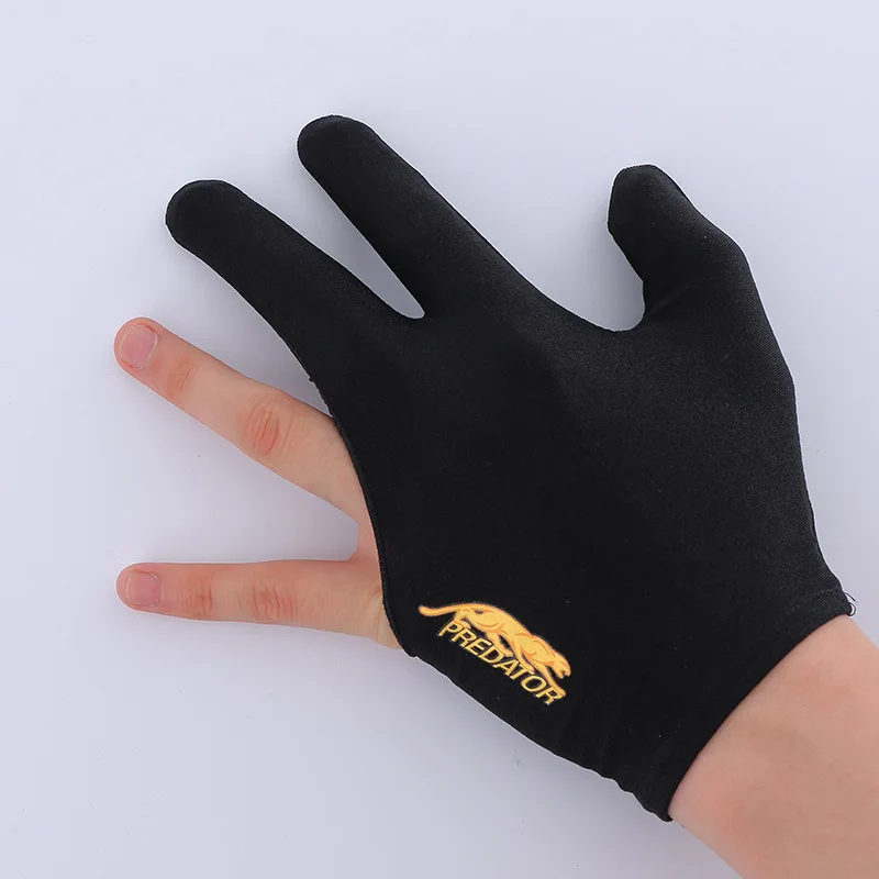 

Billiard Glove Breathabl Anti Slip Elastic Three Fingered Gloves For Men Women Black Wear Resistant Anti Slip Billiard Gloves