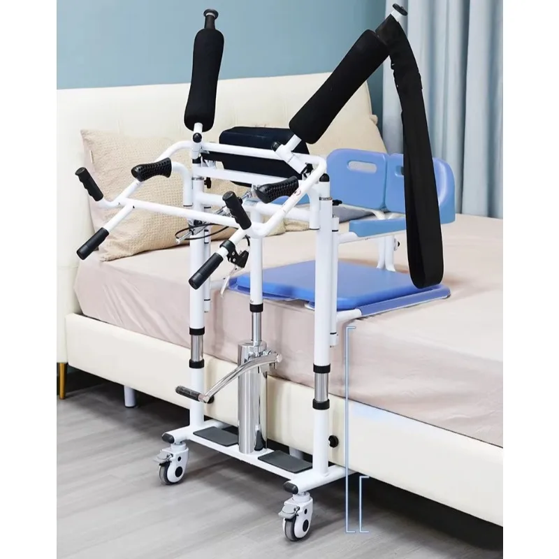 

The elderly lift hydraulic lift paralyzed elderly care artifact disabled patient bed shift toilet chair