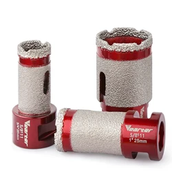 Vearter Diamond Drilling Finger Milling Bits for Grinding Ceramic Granite Enlarge Bevel Hole Saw Dia 20/25/35mm 5/8-11'' Thread