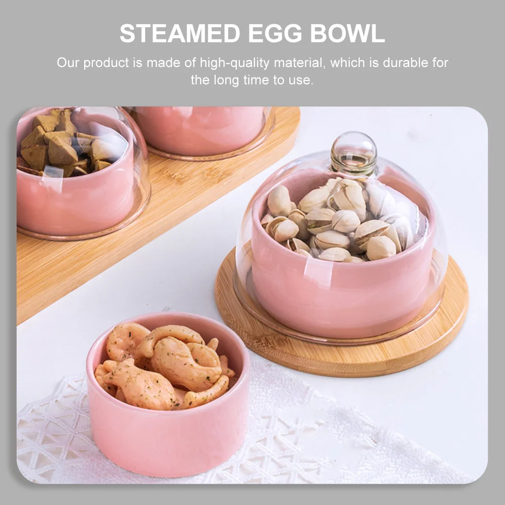 

Mini Breakfast Bowl Child Salad Bowls Serving Glass Stoneware Food Separating Tray
