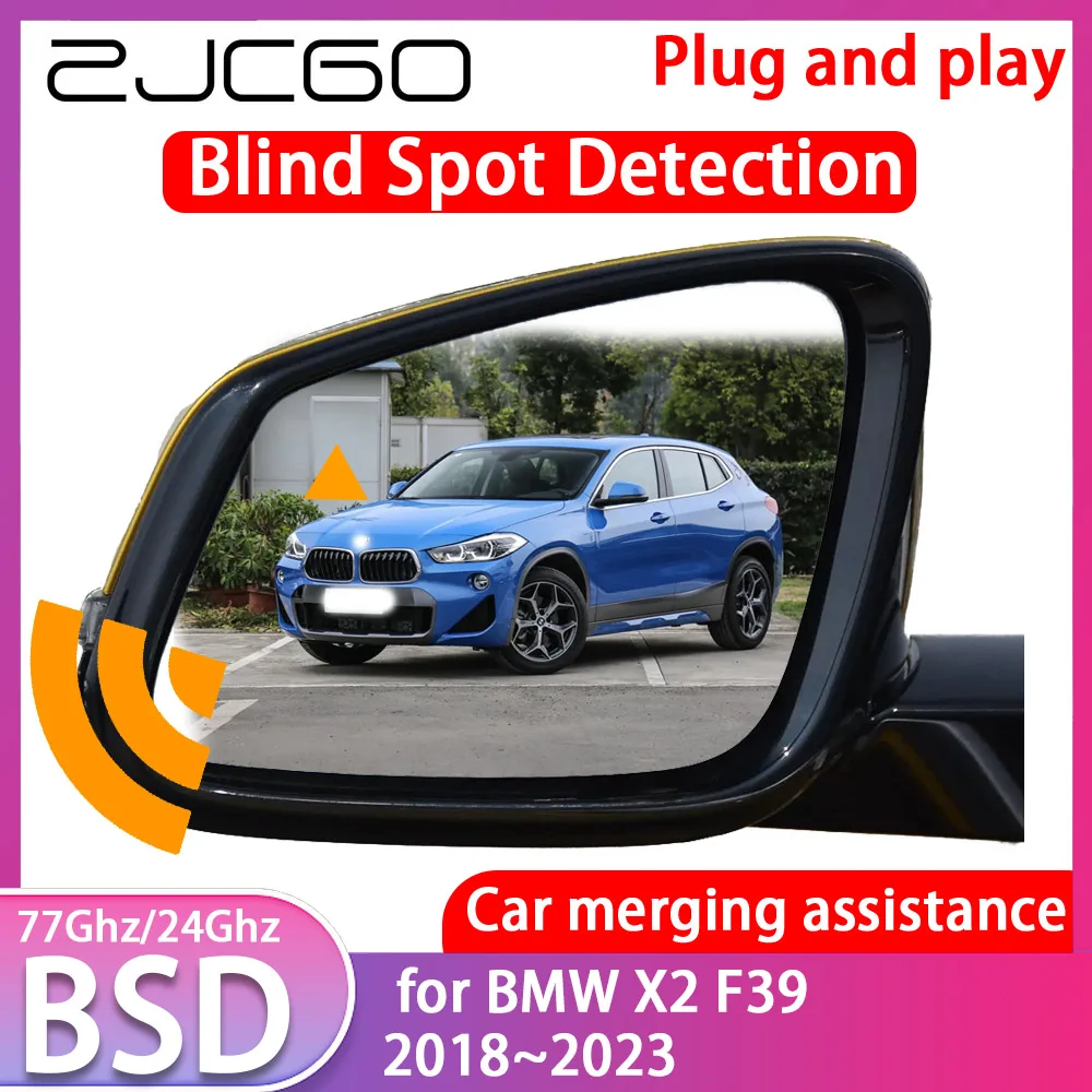 ZJCGO for BMW X2 F39 2018-2023 Blind Spot Detection Car BSD BSA BSM System Driving Warning Radar Alert Mirror