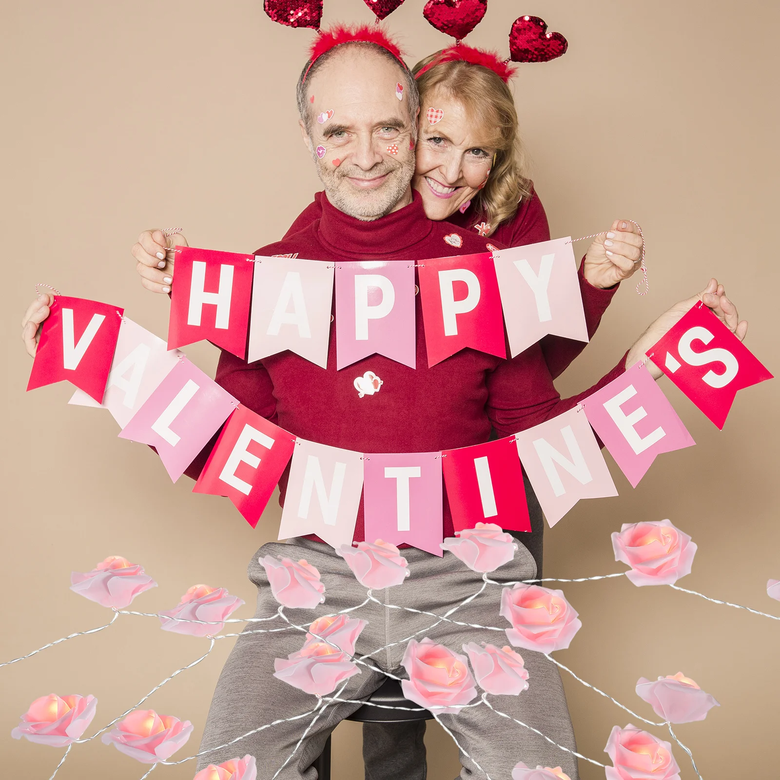 سلسلة ضوء الورد Led أضواء الجنية زهرة تعمل بالطاقة لغرفة النوم حفلة حديقة الزفاف عطلة الزينة