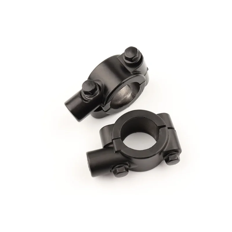 1PC 22mm M8 M10 Motorcycle Rearview Handlebar Mirror Mount Holder Adapter Clamp Base Canopy Bracket Retrofit Accessories