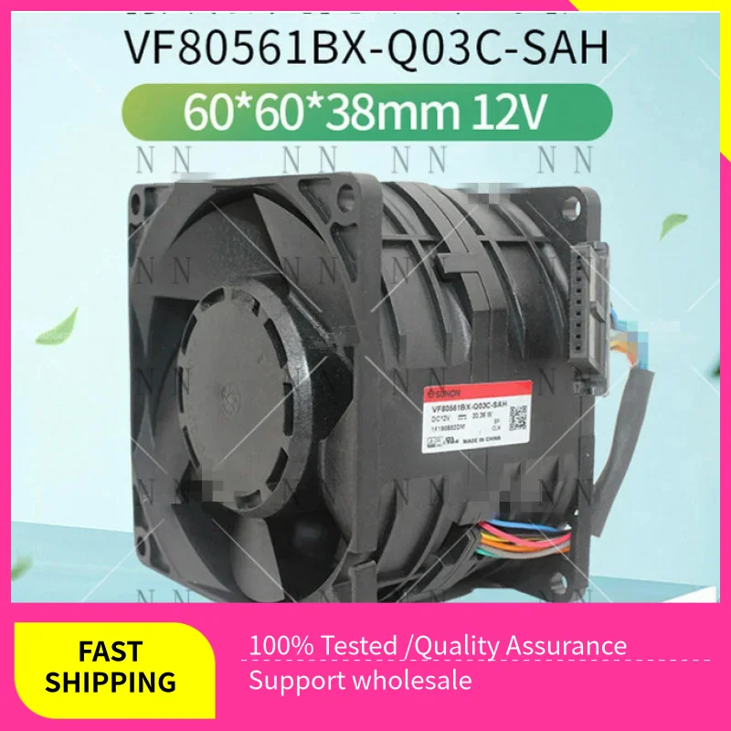GGT   FOR SUNON VF80561BX-Q03C-SAH 12V 30.36W 8056 Dual Motor Violent High Air Volume Fan