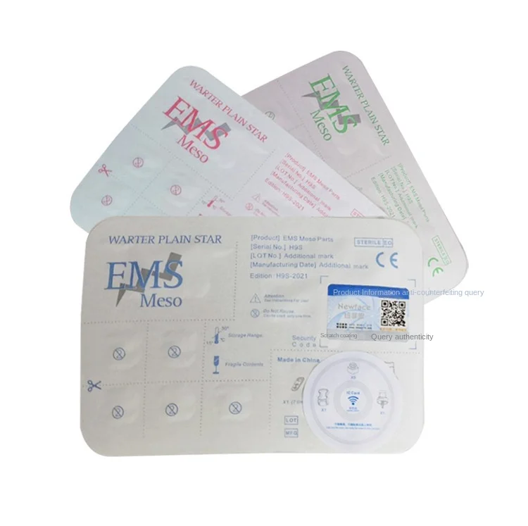Original EMS Monocrystalline Silicon Chip Replacement Head With IC Sensor (12 times Use) for Mesotherapy Gun