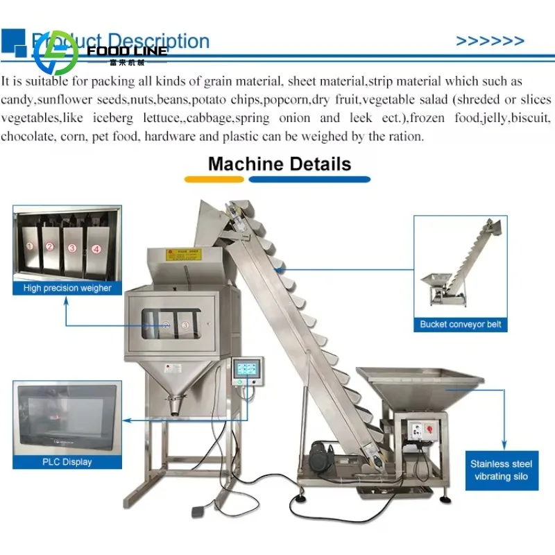 Customized Hot Sale Industrial Vertical Granule Packaging Machine For Plantain Potato Chips Peanut Nut Popcorn Sachet Packing
