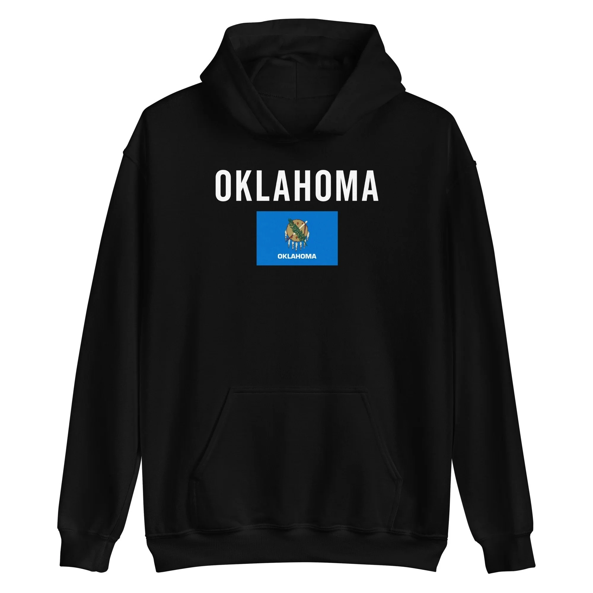 

Oklahoma State Flag Hoodie Men's and Women's Long Sleeve Sweatshirt Pullover Sportswear Men Clothing Y2k Tops Retro Streetwear