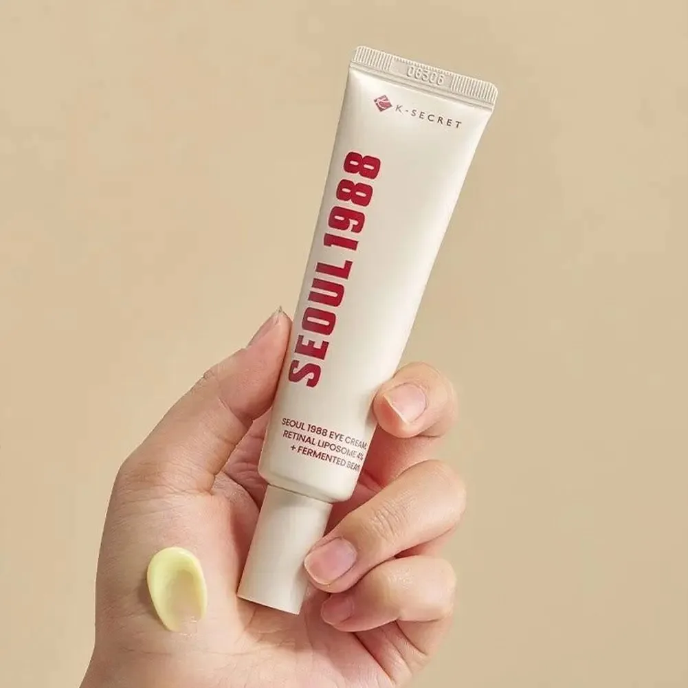 SEOUL 1988 Retinol Cuidados com a pele Conjunto de quatro peças Creme facial, Creme para os olhos, Essência, Compressa úmida Barreira reparadora de água Cuidados com a pele