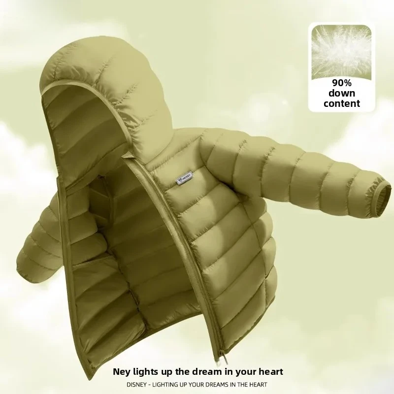 

Disney Kids' Lightweight Hooded Down Jacket 2025, Waterproof Warm Winter Coat