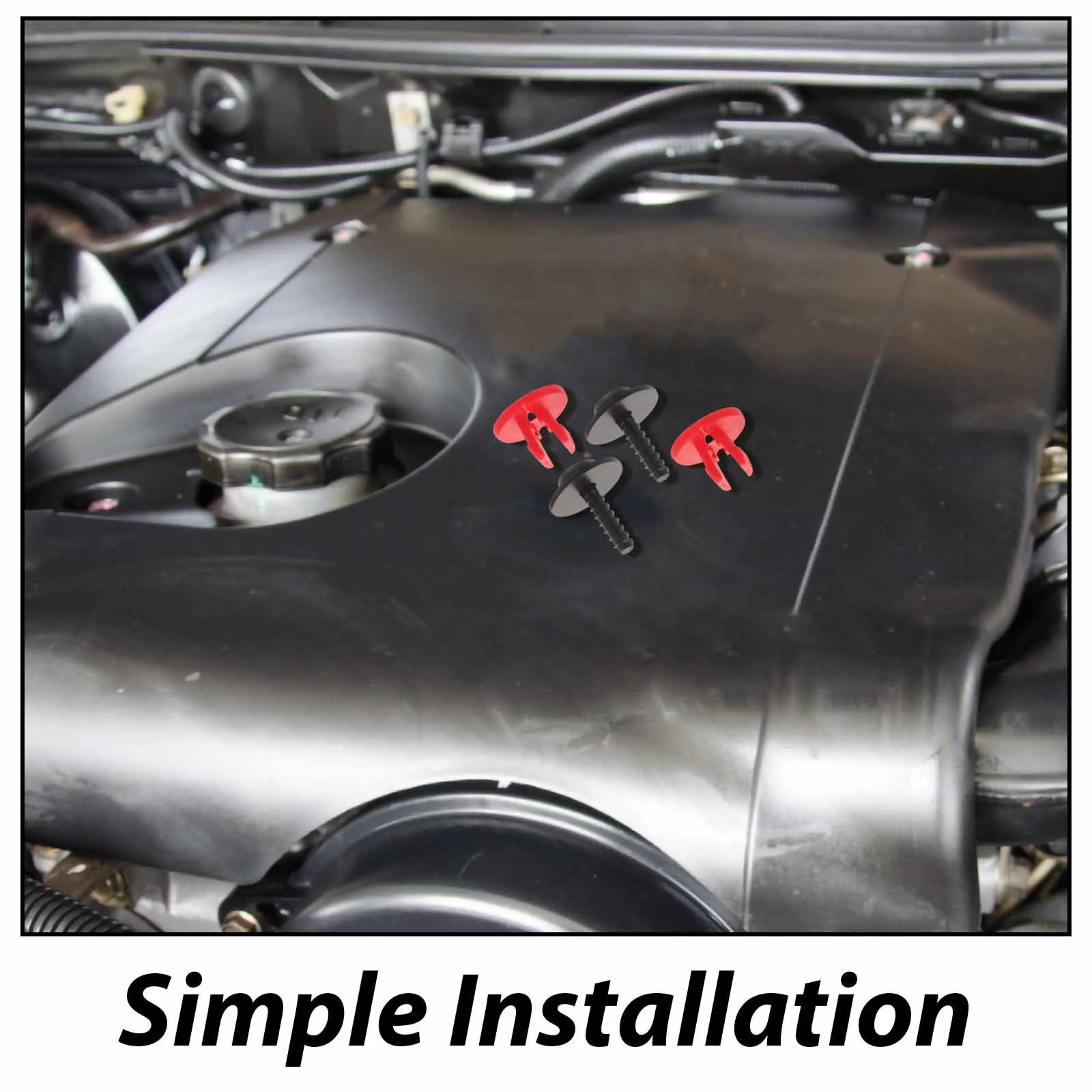 

5Sets Engine Splash Guard Screws Tapping Screw Grommet Set Car Under Chassis Cover Fastening Engine Accessories