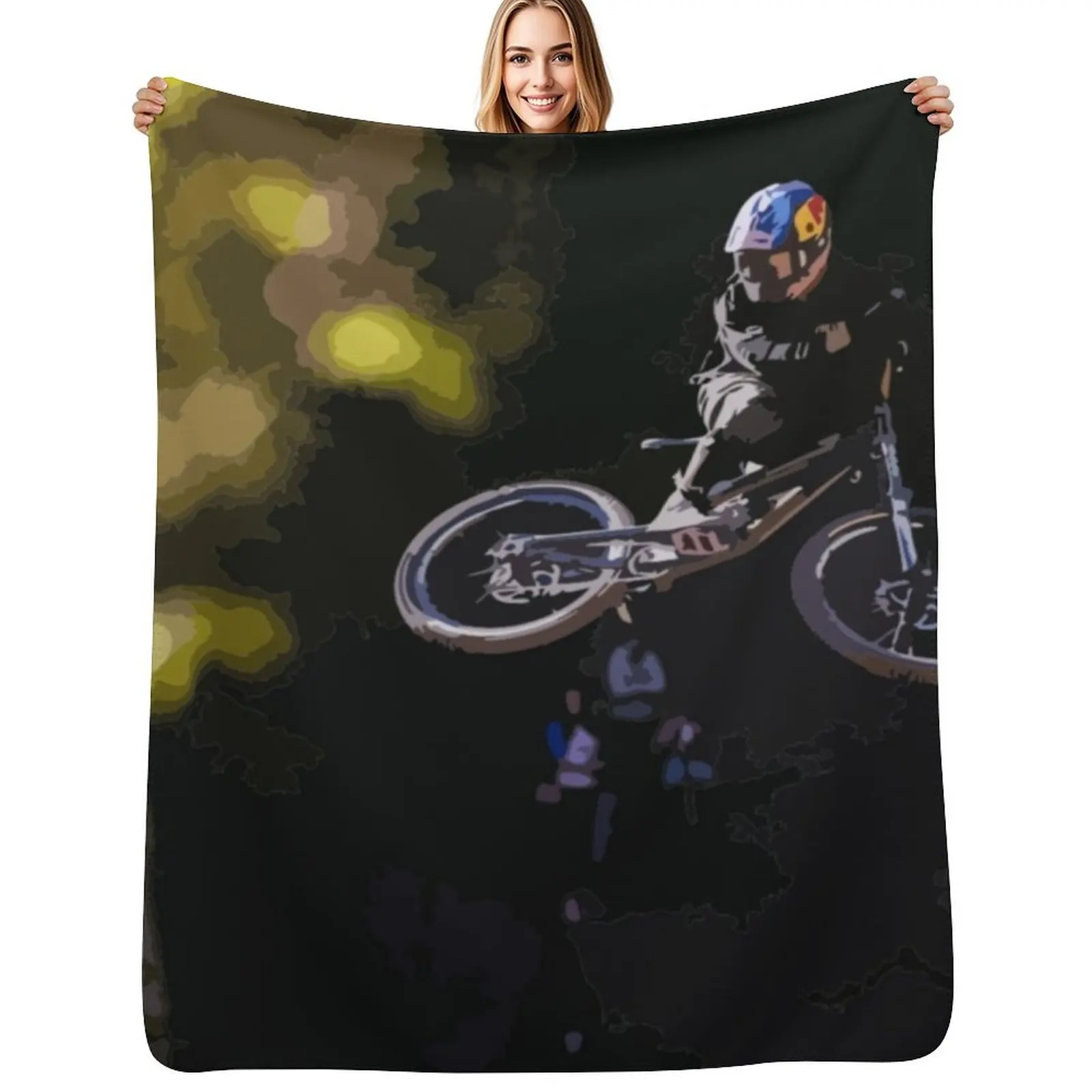 

Andreu Lacondeguy Whip Painting Throw Blanket Plush Blankets For Baby bed plaid Summer Beddings Blankets