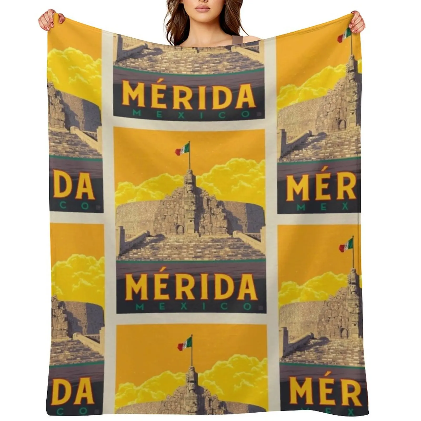 

Mérida Mexico Throw Blanket anime Weighted bed plaid For Sofa Thin Blankets