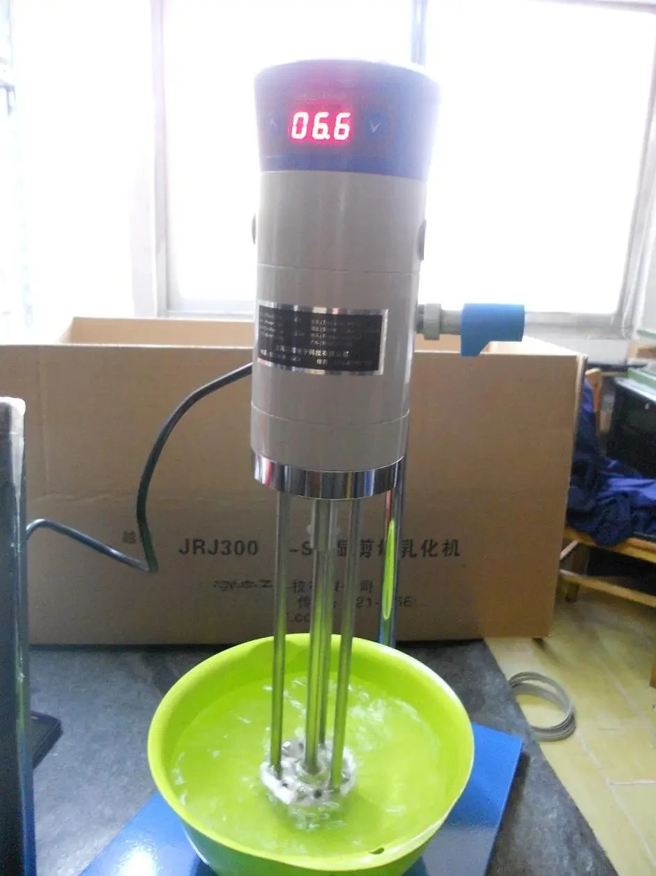 Digital High Shear Mixer Emulsification JRJ300-S Emulsifier Emulsifying Machine Top Quality
