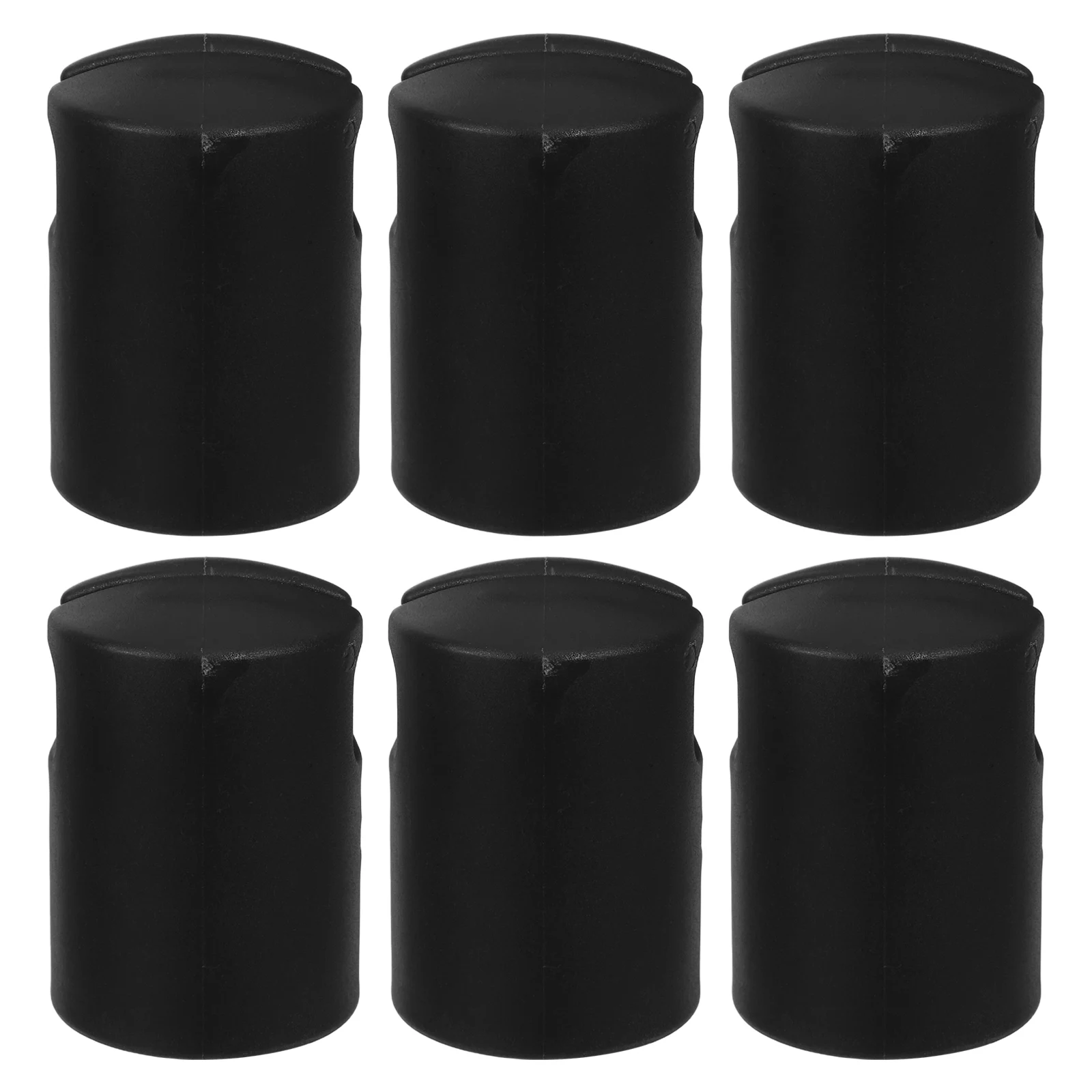 

6Pcs Trampoline Enclosure Caps Heavy-Duty Plastic Pole Covers Replacement Protective Net Pole Caps Outdoor Use Universal Fit